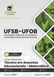 Novo Material: Apostila Técnico Educacional Matemática UFSB 2025