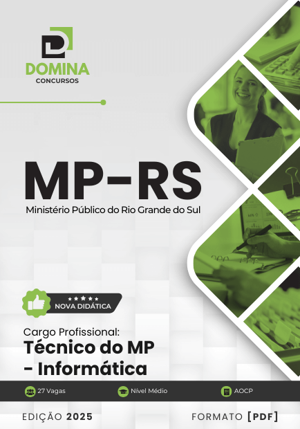 Novo Material: Apostila Técnico de Informática MP RS 2025