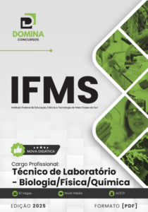 Novo Material: Apostila Técnico de Laboratório Biologia Física Química IFMS 2025