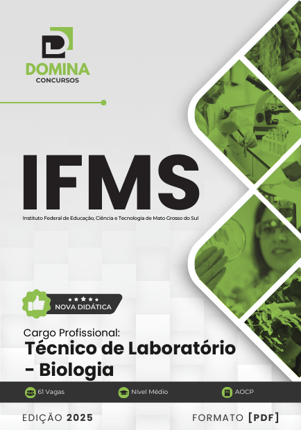 Novo Material: Apostila Técnico de Laboratório Biologia IFMS 2025