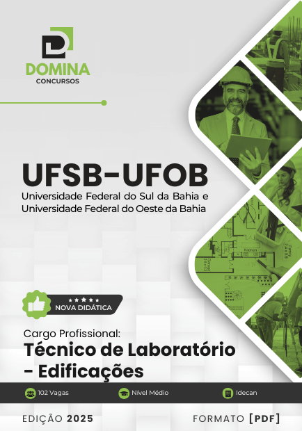Novo Material: Apostila Técnico de Laboratório Edificações UFSB 2025
