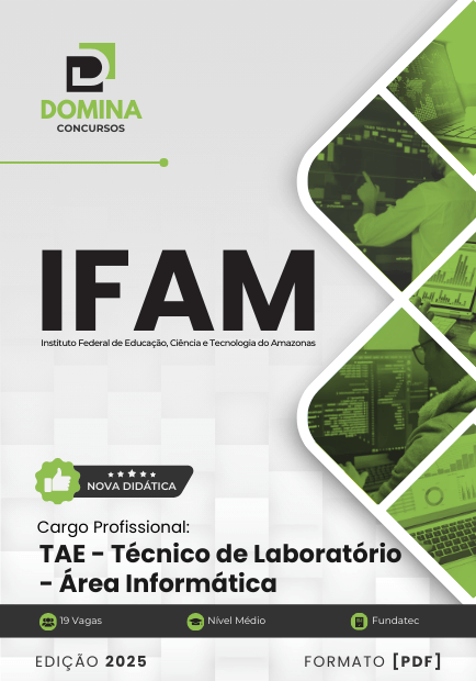 Novo Material: Apostila Técnico de Laboratório Informática IFAM 2025 Novo Material: Apostila Técnico de Laboratório Informática IFAM 2025