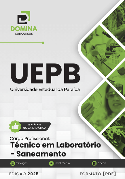 Novo Material: Apostila Técnico de Laboratório – Saneamento UEPB 2025