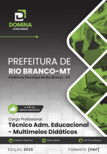 Novo Material: Apostila Técnico de Multimeios Didáticos Rio Branco MT 2025