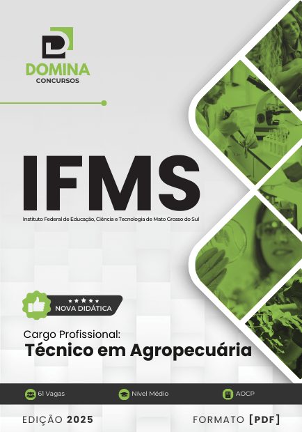 Novo Material: Apostila Técnico em Agropecuária IFMS 2025