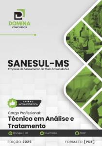 Novo Material: Apostila Técnico em Análise e Tratamento SANESUL MS 2025