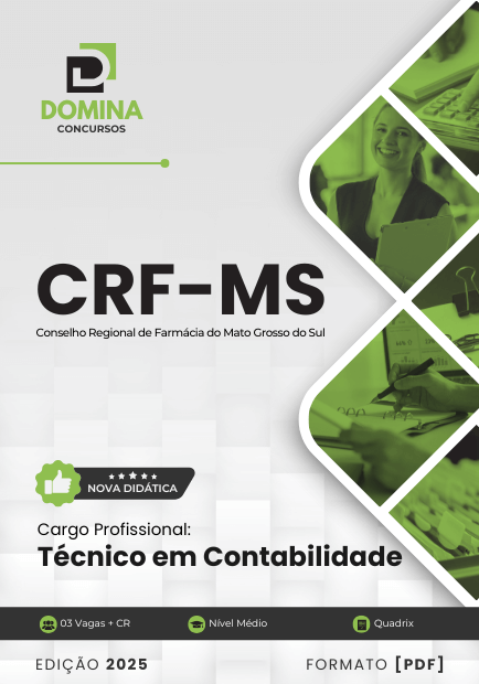 Novo Material: Apostila Técnico em Contabilidade CRF MS 2025
