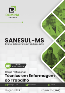 Novo Material: Apostila Técnico em Enfermagem do Trabalho SANESUL MS 2025