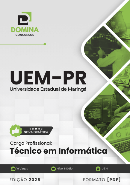 Novo Material: Apostila Técnico em Informática UEM PR 2025