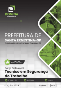 Novo Material: Apostila Técnico em Segurança Trabalho Santa Ernestina SP 2025