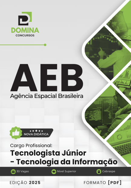 Novo Material: Apostila Tecnologista Júnior TI AEB 2025