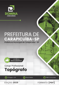 Novo Material: Apostila Topógrafo Carapicuíba SP 2025