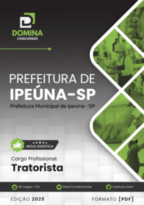 Novo Material: Apostila Tratorista Ipeúna SP 2025