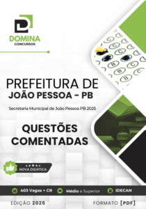Novo Material: 120 Questões Comentadas SME João Pessoa PB 2025