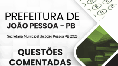 Novo Material: 120 Questões Comentadas SME João Pessoa PB 2025