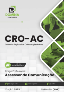 Novo Material: Apostila Assessor de Comunicação CRO AC 2025