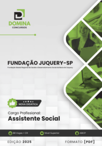 Novo Material: Apostila Assistente Social Fundação Juquery SP 2025