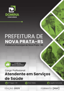 Novo Material: Apostila Atendente em Serviços de Saúde Nova Prata RS 2025