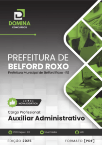 Novo Material: Apostila Auxiliar Administrativo Belford Roxo RJ 2025