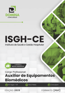 Novo Material: Apostila Auxiliar de Equipamentos Biomédicos ISGH CE 2025