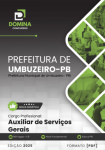 Novo Material: Apostila Auxiliar de Serviços Gerais Umbuzeiro PB 2025