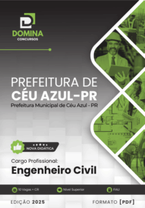 Novo Material: Apostila Engenheiro Civil Céu Azul PR 2025