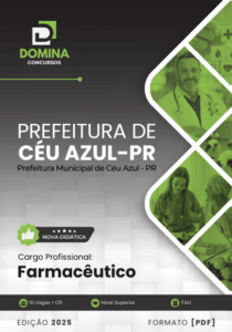 Novo Material: Apostila Farmacêutico Céu Azul PR 2025