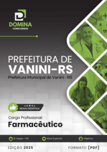 Novo Material: Apostila Farmacêutico Vanini RS 2025