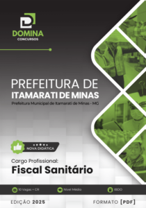 Novo Material: Apostila Fiscal Sanitário Itamarati de Minas MG 2025