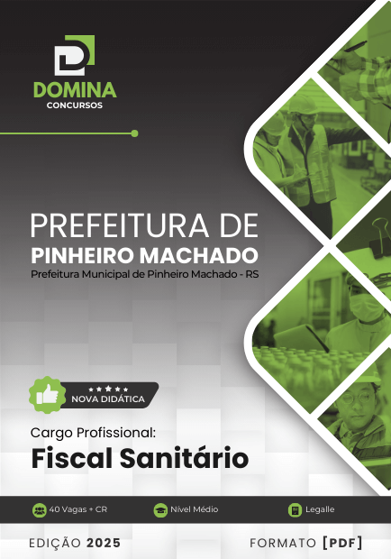 Novo Material: Apostila Fiscal Sanitário Pinheiro Machado RS 2025