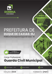 Novo Material: Apostila Guarda Civil Municipal Duque de Caxias RJ 2025