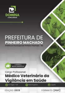 Novo Material: Apostila Médico Veterinário Vigilância Saúde Pinheiro Machado RS 2025