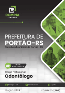Novo Material: Apostila Odontólogo Portão RS 2025