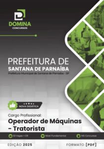 Novo Material: Apostila Operador Máquinas Tratorista Santana de Parnaíba SP 2025