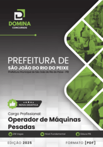 Novo Material: Apostila Operador de Máquinas Pesadas São João Rio Peixe PB 2025