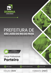 Novo Material: Apostila Porteiro São João Rio Peixe PB 2025