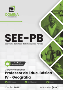 Novo Material: Apostila Professor de Geografia SEE PB 2025