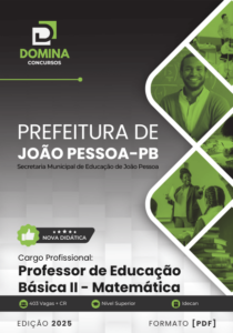 Novo Material: Apostila Professor de Matemática SME João Pessoa PB 2025