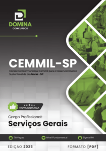 Novo Material: Apostila Serviços Gerais CEMMIL Araras SP 2025