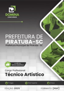 Novo Material: Apostila Técnico Artístico Piratuba SC 2025