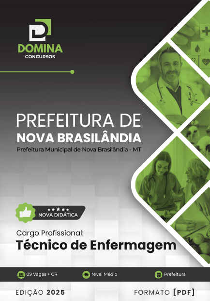 Novo Material: Apostila Técnico Enfermagem Nova Brasilândia MT 2025