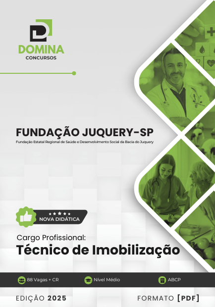 Novo Material: Apostila Técnico Imobilização Fundação Juquery SP 2025