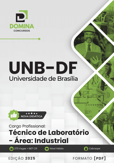 Novo Material: Apostila Técnico de Laboratório Industrial UnB DF 2025