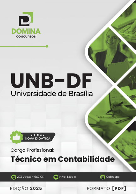 Novo Material: Apostila Técnico em Contabilidade UnB DF 2025