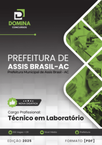 Novo Material: Apostila Técnico em Laboratório Assis Brasil AC 2025