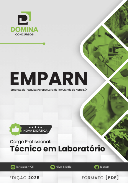 Novo Material: Apostila Técnico em Laboratório EMPARN 2025