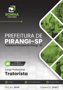 Novo Material: Apostila Tratorista Pirangi SP 2025