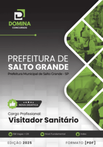 Novo Material: Apostila Visitador Sanitário Salto Grande SP 2025