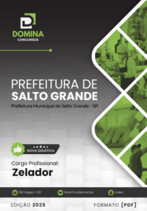 Novo Material: Apostila Zelador Salto Grande SP 2025