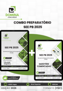Novo Material: Combo Preparatório SEE PB 2025